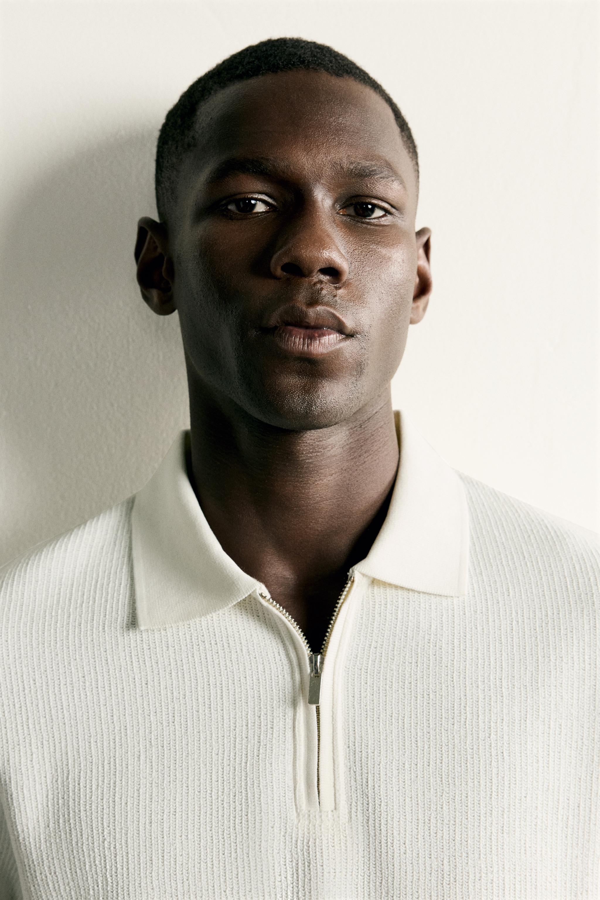 POLO REGULAR FIT À ZIP